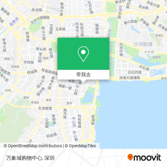 万象城购物中心地图
