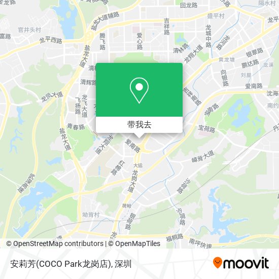 安莉芳(COCO Park龙岗店)地图