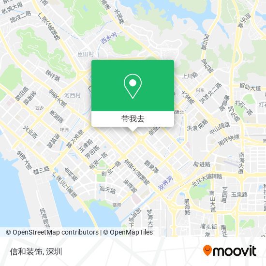 信和装饰地图