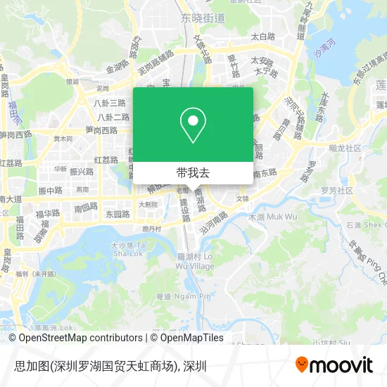 思加图(深圳罗湖国贸天虹商场)地图