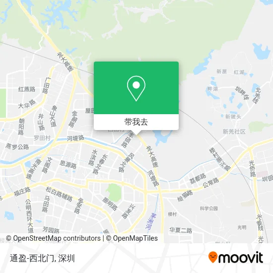 通盈-西北门地图