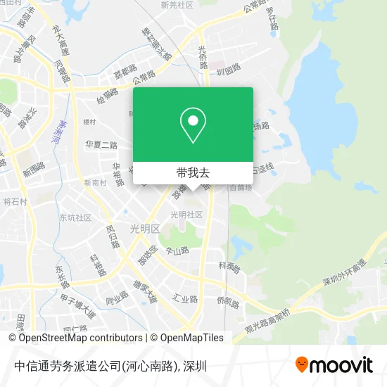 中信通劳务派遣公司(河心南路)地图