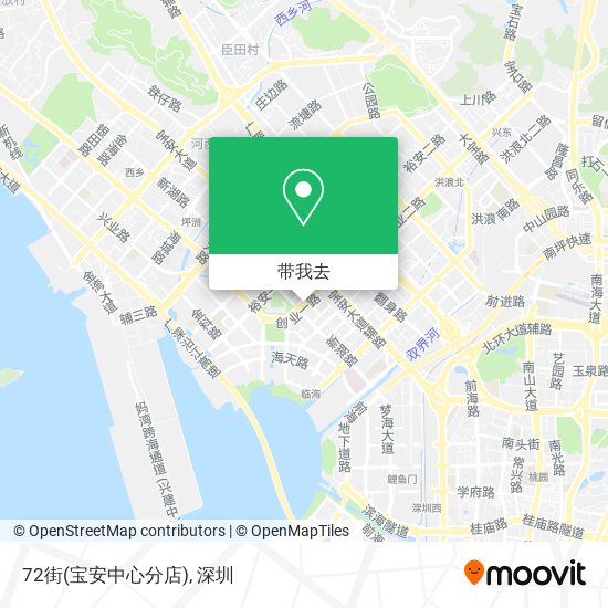 72街(宝安中心分店)地图