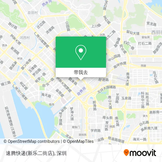 速腾快递(新乐二街店)地图