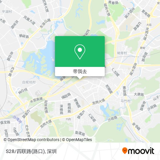 S28/四联路(路口)地图