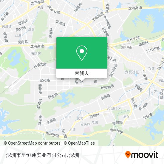 深圳市星恒通实业有限公司地图