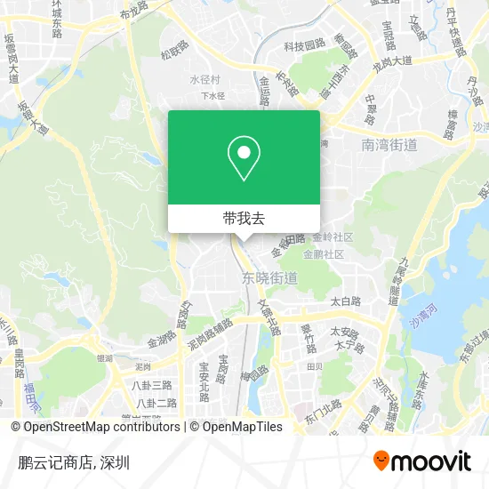 鹏云记商店地图