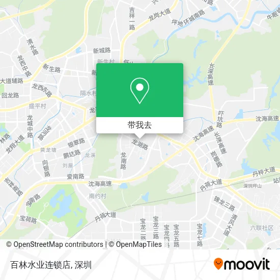 百林水业连锁店地图