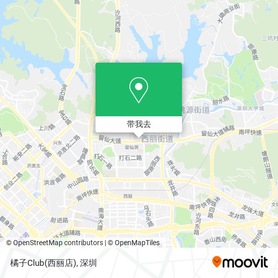 橘子Club(西丽店)地图