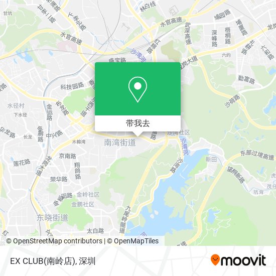 EX CLUB(南岭店)地图