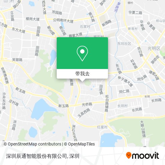 深圳辰通智能股份有限公司地图
