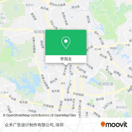 众禾广告设计制作有限公司地图