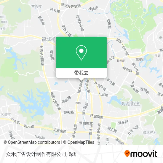 众禾广告设计制作有限公司地图