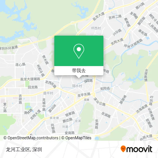 龙河工业区地图