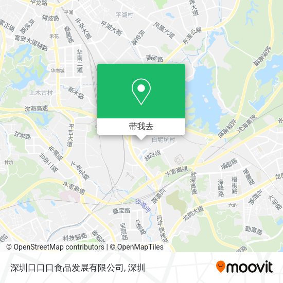 深圳口口口食品发展有限公司地图