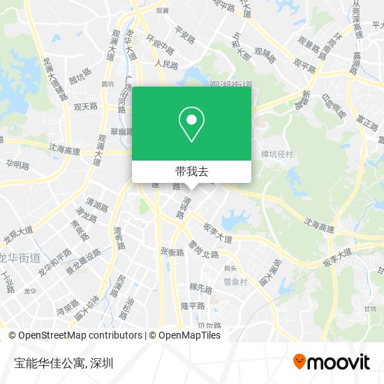 宝能华佳公寓地图