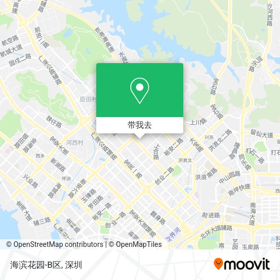 海滨花园-B区地图