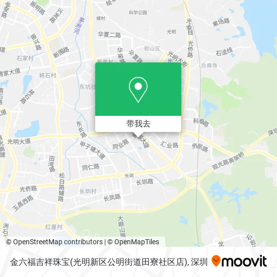 金六福吉祥珠宝(光明新区公明街道田寮社区店)地图
