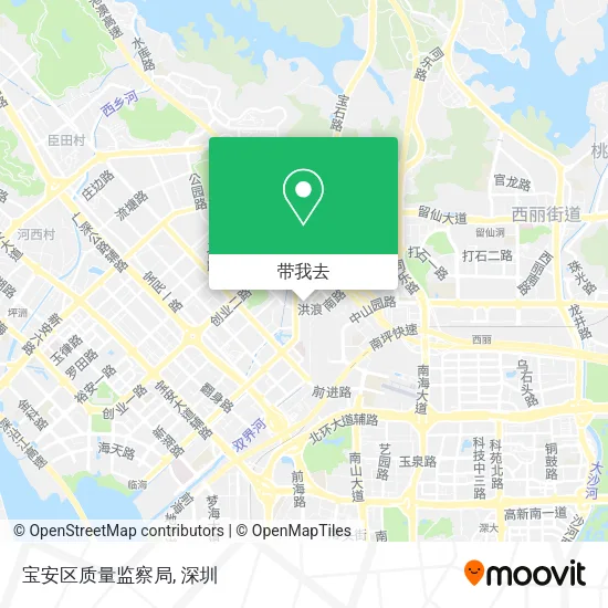 宝安区质量监察局地图
