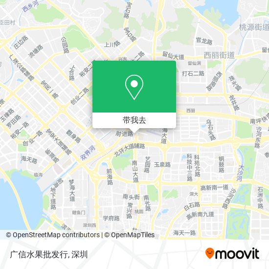 广信水果批发行地图