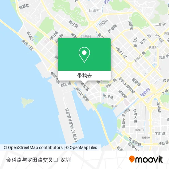 金科路与罗田路交叉口地图
