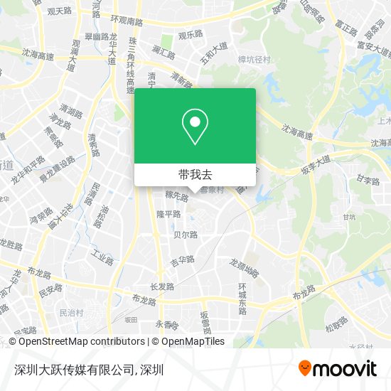 深圳大跃传媒有限公司地图