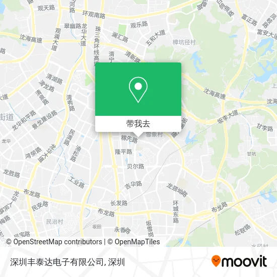 深圳丰泰达电子有限公司地图