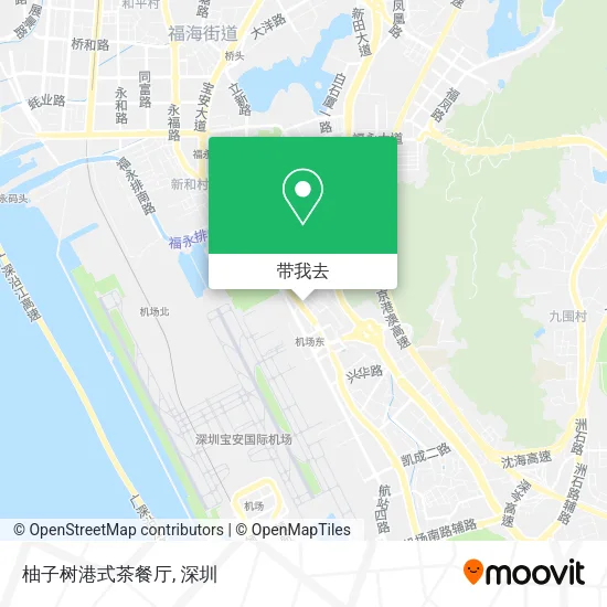 柚子树港式茶餐厅地图