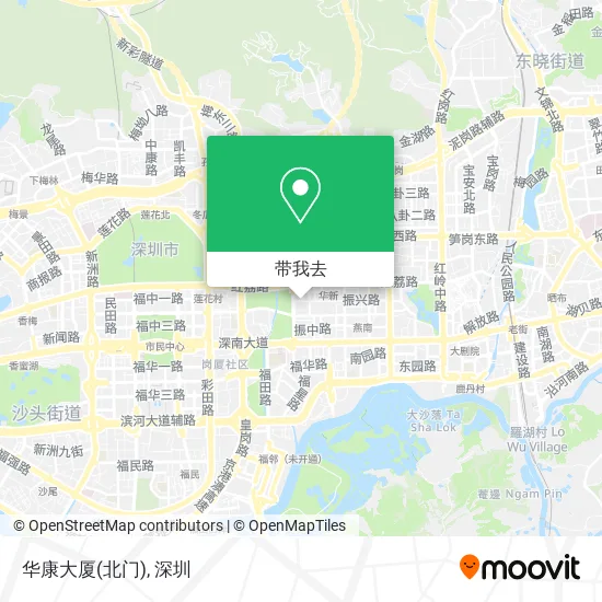 华康大厦(北门)地图