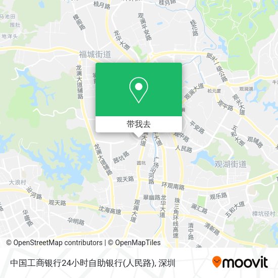 中国工商银行24小时自助银行(人民路)地图