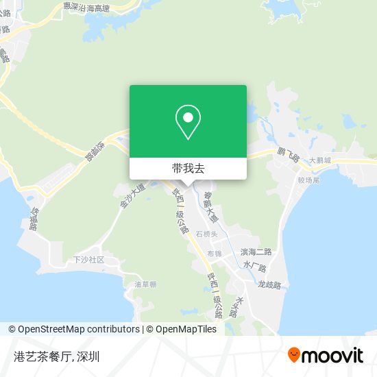 港艺茶餐厅地图