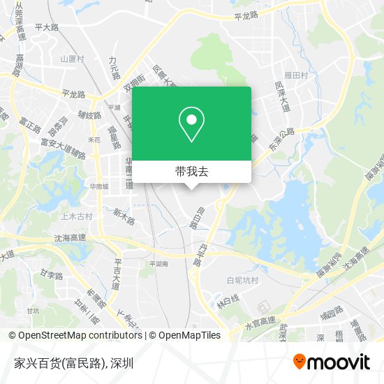 家兴百货(富民路)地图