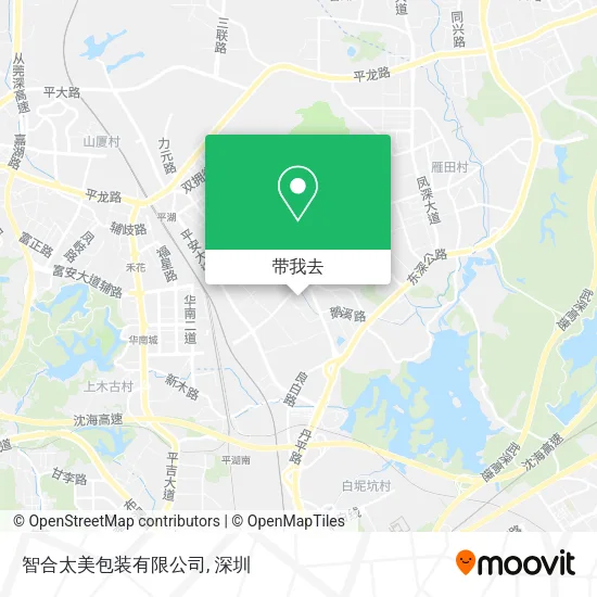 智合太美包装有限公司地图