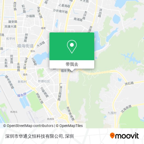 深圳市华通义恒科技有限公司地图