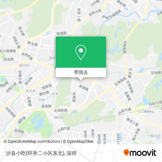 沙县小吃(吓井二小区东北)地图