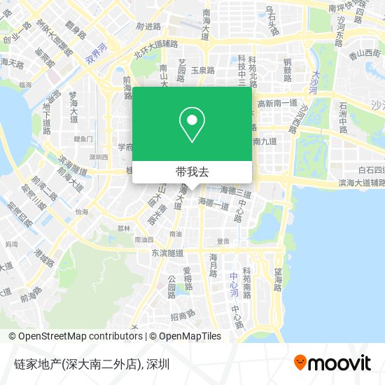 链家地产(深大南二外店)地图