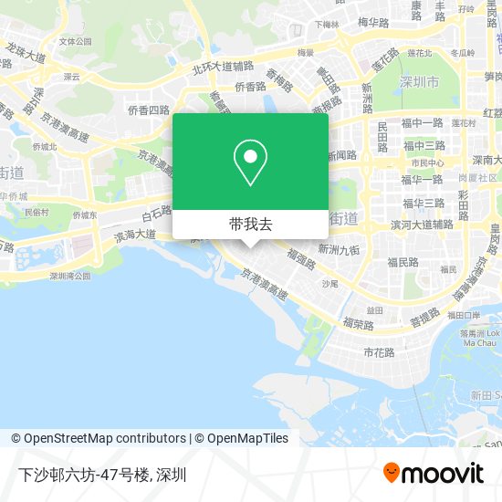 下沙邨六坊-47号楼地图