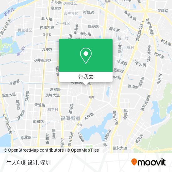 牛人印刷设计地图