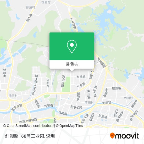 红湖路168号工业园地图