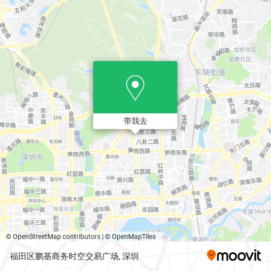 福田区鹏基商务时空交易广场地图