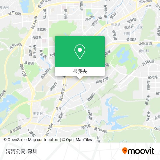 清河公寓地图