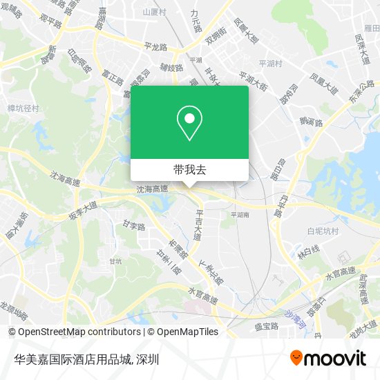 华美嘉国际酒店用品城地图