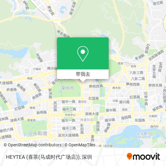 HEYTEA (喜茶(马成时代广场店))地图