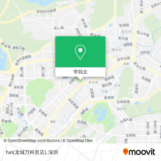 fun(龙城万科里店)地图