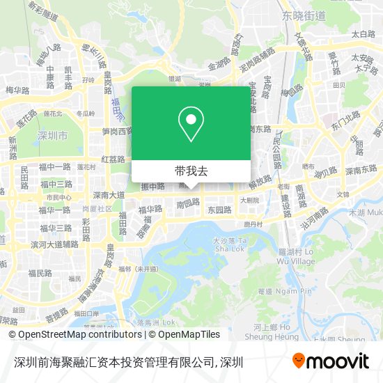 深圳前海聚融汇资本投资管理有限公司地图