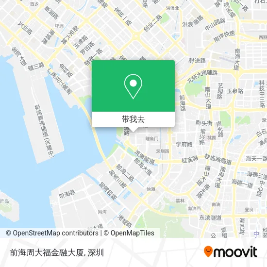 前海周大福金融大厦地图