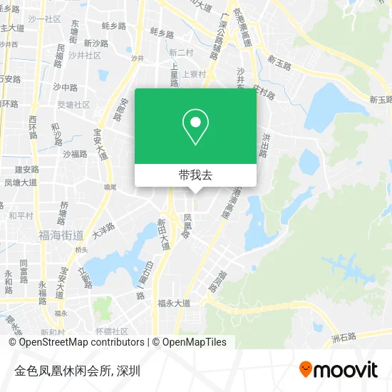 金色凤凰休闲会所地图