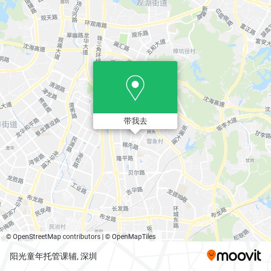 阳光童年托管课辅地图