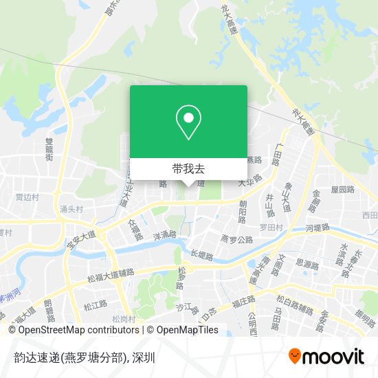 韵达速递(燕罗塘分部)地图