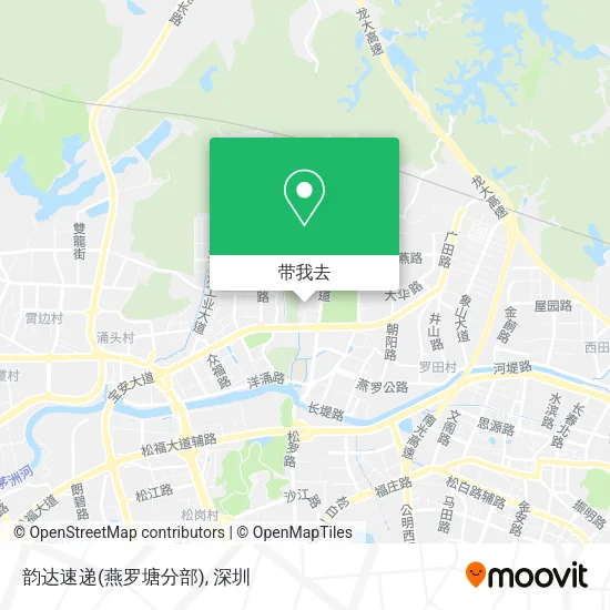 韵达速递(燕罗塘分部)地图
